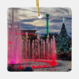 ハト・フォージのクリスマスに島 セラミックオーナメント