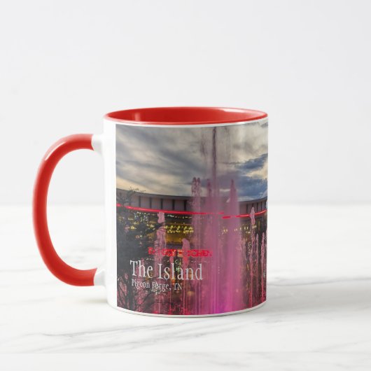 ハト・フォージのクリスマスに島 マグカップ (左)