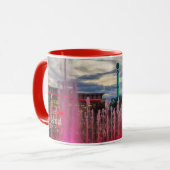 ハト・フォージのクリスマスに島 マグカップ (正面左)