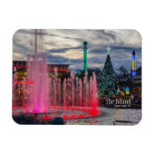 ハト・フォージのクリスマスに島 マグネット (横)