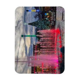 ハト・フォージのクリスマスに島 マグネット