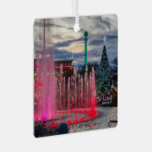 ハト・フォージのクリスマスに島 メタルオーナメント (正面右)