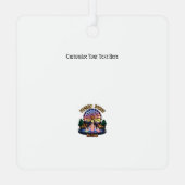 ハト・フォージのクリスマスに島 メタルオーナメント (裏面)