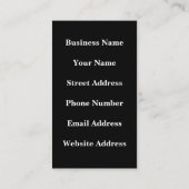 ハト・フォージの島 名刺 (裏面)