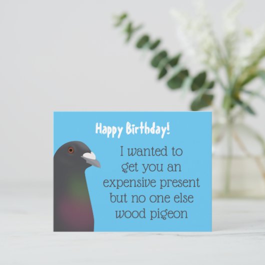 ハト ポストカード (スタンド正面)