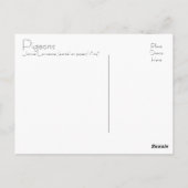 ハト ポストカード (裏面)