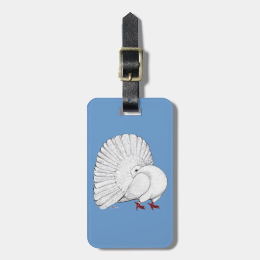 ハト ラゲッジタグ (正面縦)