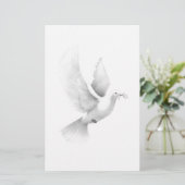 ハト 便箋 (スタンド正面)