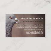 ハト、害虫駆除 名刺 (裏面)