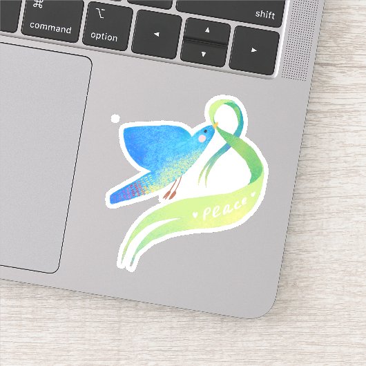 ハト、平和のシンボル シール (詳細)
