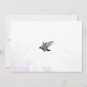 ハト、引っ越した 案内状 (裏面)