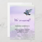 ハト、引っ越した 案内状 (正面/裏面)