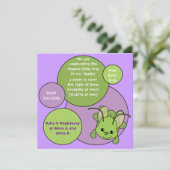 ハト 招待状 (スタンド正面)