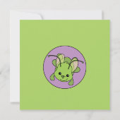 ハト 招待状 (裏面)