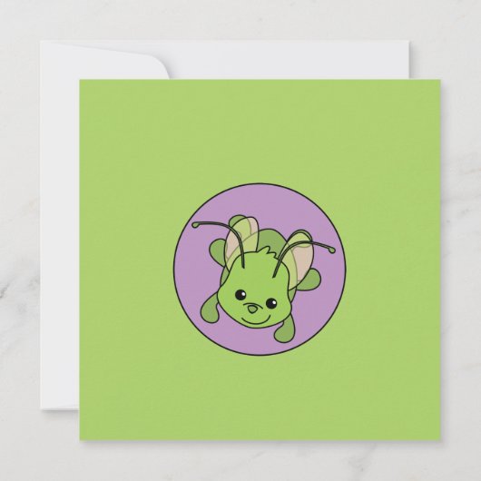 ハト 招待状 (裏面)