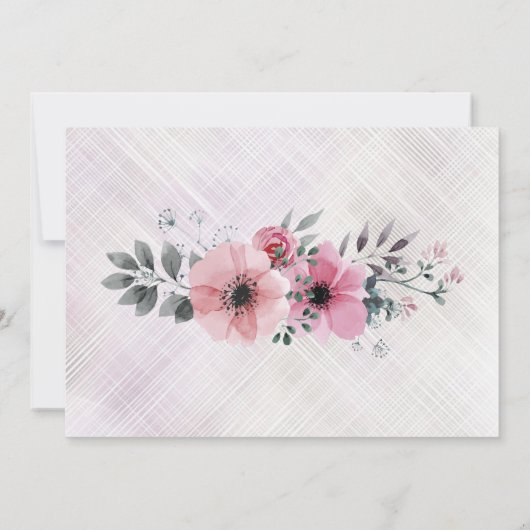 ハト 招待状 (裏面)