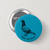 ハト 缶バッジ (正面&裏面)