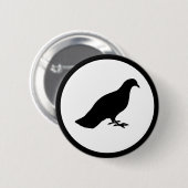 ハト 缶バッジ (正面&裏面)