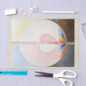 ハト、1番、ヒルマAf Klint、ハート 薄葉紙 (クラフト)