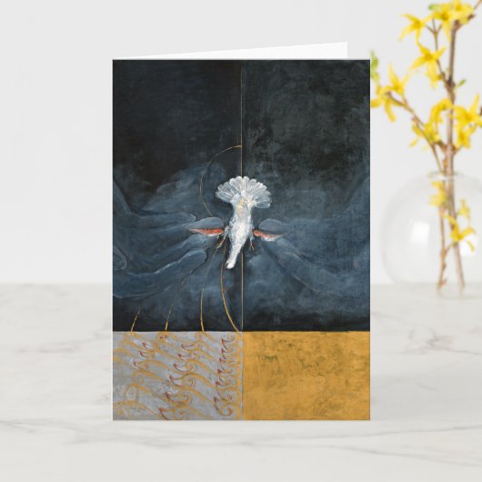 ハト、5番 |ヒルマフクリント カード (黄色い花)