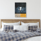 ハト、5番 |ヒルマフクリント キャンバスプリント (インサイチュ (寝室))