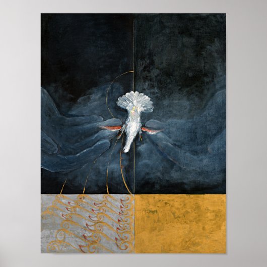 ハト、5番 |ヒルマフクリント ポスター (正面)