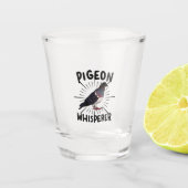 ハト – Pighton Hisperer ショットグラス (正面)