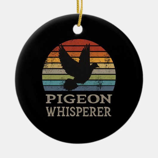 ハト – Pighton Hisperer セラミックオーナメント (正面)