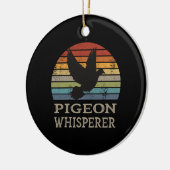 ハト – Pighton Hisperer セラミックオーナメント (左)