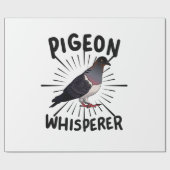 ハト – Pighton Hisperer ラッピングペーパー (フラット)