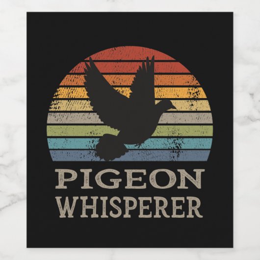 ハト – Pighton Hisperer ワインラベル (シングルラベル)