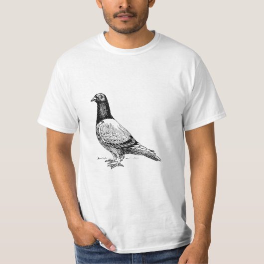 ハト Tシャツ (正面)