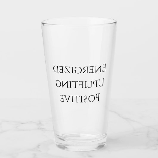 ハドウォーター・グラス！元気前向きなエネルギー タンブラーグラス (正面)