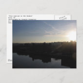 ハドソンのトロイの日の出 ポストカード (正面/裏面)