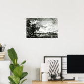 ハドソンのパケプシー川の眺め ポスター (ホームオフィス)