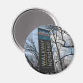 ハドソンの上を歩く道 マグネット (正面/裏面)