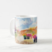 ハドソンの谷の秋、ニューヨーク コーヒーマグカップ (正面左)