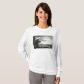 ハドソンのPakepseyの川の眺め Tシャツ (正面フル)