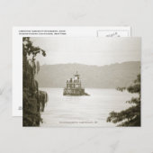 ハドソンアテナライトハウスのB&Wはがき ポストカード (正面/裏面)