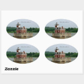 ハドソンアテネライトハウスシール 楕円形シール (シート)