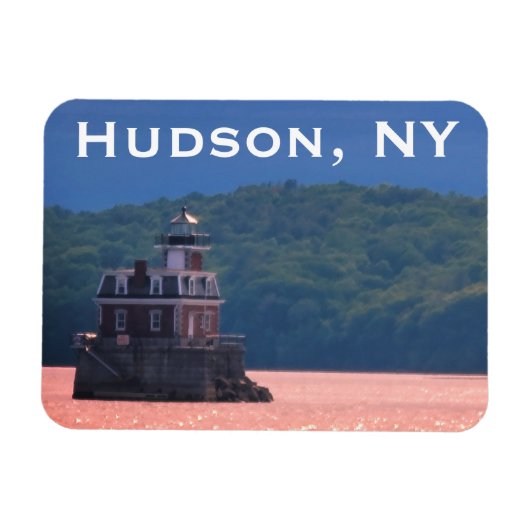 ハドソンアテネライトハウス – Hudson City Light, NY M マグネット (横)