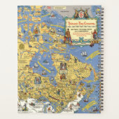 ハドソンズベイカンパニー – カナダの地図 プランナー手帳 (裏面)