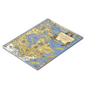 ハドソンズベイカンパニー-カナダ地図 ノートブック (左側)