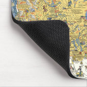 ハドソンズベイカンパニー-カナダ地図 マウスパッド (コーナー)