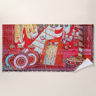 ハドソンズベイギフトショップオブクリスマスビーチタオル ビーチタオル