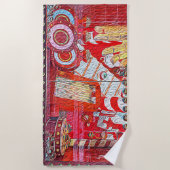 ハドソンズベイギフトショップオブクリスマスビーチタオル ビーチタオル (正面)