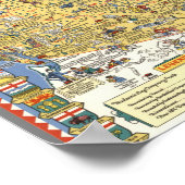 ハドソンズベイ会社 – カナダの地図 ポスター (角)