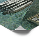 ハドソンナビゲーション波止場の上空表示 ポスター (角)