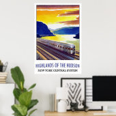ハドソンニューヨークセントラルシステムの高地 ポスター (ホームオフィス)