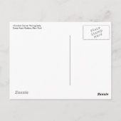 ハドソンニューヨークポストカード ポストカード (裏面)